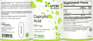 Caprylic Acid 600 mg
