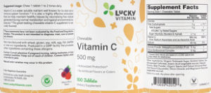 Chewable Vitamin C 500 mg Cherry-Berry F