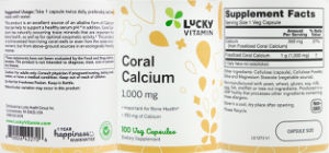 Coral Calcium 1,000 mg