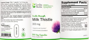Double Strength Milk Thistle 300 mg