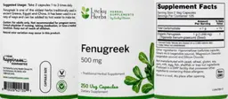 Label for Fenugreek 500 mg