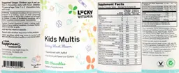 Label for Kids Multis Berry Blast Flavor