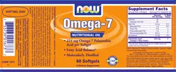 Label for Omega-7