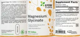 Label for Magnesium Glycinate