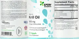 Label for Neptune Krill Oil 500 mg