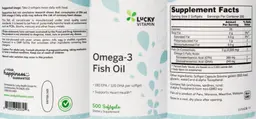 Label for Omega-3 Fish Oil