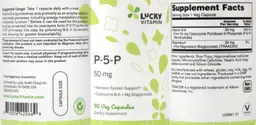 Label for P-5-P 50 mg