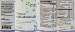 Label for Prenatal Multivitamin