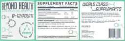 Label for B-12/Folate
