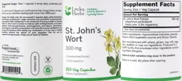 Label for St. John's Wort 300 mg