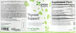 Label for Thyroid Support