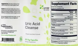 Label for Uric Acid Cleanse