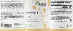 Label for Vitamin B-1 100 mg