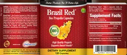 Label for Brazil Red Bee Propolis Capsules