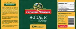 Label for Aguaje 500 mg