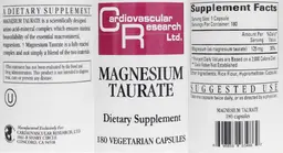Label for Magnesium Taurate
