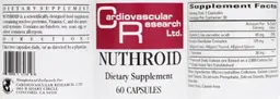 Label for Nuthroid