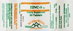Label for Zinc-S