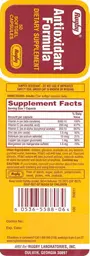 Label for Antioxidant Formula