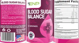 Label for Blood Sugar Balance