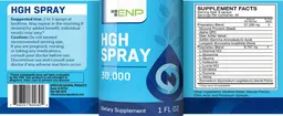 Label for HGH Spray 30,000