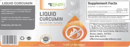 Label for Liquid Curcumin