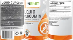 Label for Liquid Curcumin