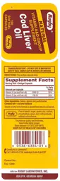 Label for Natural Cod Liver Oil