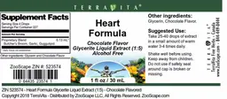 Label for Heart Formula Chocolate Flavor
