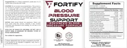Label for Blood Pressure Support