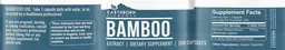 Label for Bamboo Extract