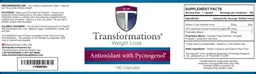 Label for Antioxidant with Pycnogenol
