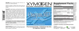 Label for Ossopan MD