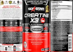 Label for Creatine X3 Elite Series