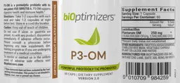 Label for P3-OM