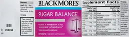Label for Sugar Balance