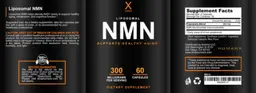 Label for Liposomal NMN 300 mg