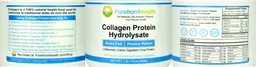 Label for Collagen Protein Hydrolysate Unflavored