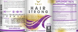 Label for Hair Strong