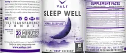 Label for Sleep Well