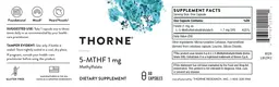 Label for 5-MTHF 1 mg