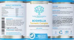 Label for Boswellia Turmeric Complex