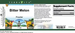 Label for Bitter Melon Powder