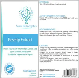 Label for Rosehip Extract