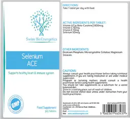 Label for Selenium ACE