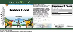 Label for Dodder Seed Powder