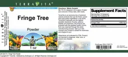 Label for Fringe Tree Powder