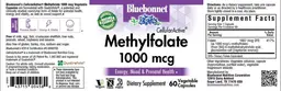 Label for CellularActive Methylfolate 1000 mcg