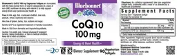 Label for CoQ10 100 mg