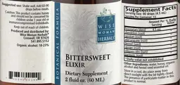 Label for Bittersweet Elixir